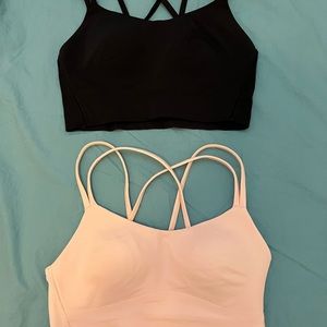 Bundle of 2 Lululemon Like a Cloud Bra Size 4 B/C cup long line
